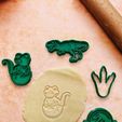 BEBESAURIO.jpg PACK OF JURASSIC PARK COOKIE CUTTERS