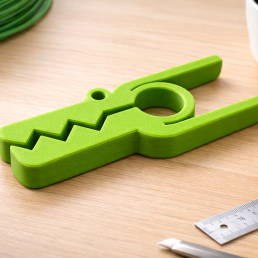 🧷 Clothes Hanging Pin / Documents Pin - Croco Bite・ STL File for 3D ...