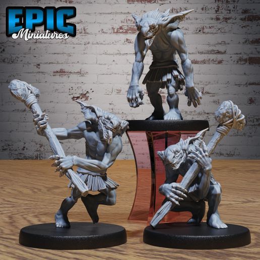 Bogie Ghoul Set‧ DnD Miniature ‧ Tabletop Miniatures ‧ Gaming Monster ‧ 3D Model ‧ RPG ‧ DnDminis ‧ STL FILE