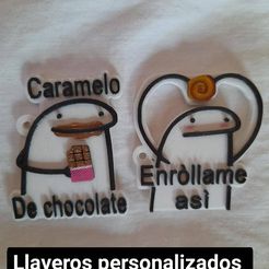 Llaveros personalizados STL file laveros flork・3D printing design to download