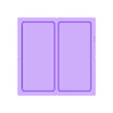 table boxes dual divider  - top middle.stl (ZOU3D) Flexi Animal Display/Storage Bins