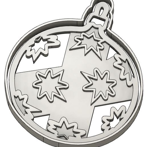 2 Christmas Cookie Moulds - Santa Claus - Snowman - Christmas tree - Christmas ball - cookie cutter - cookie cutter - cookie cutter - stencil - 3D model önizlemesi