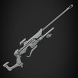 AnaRifleFrontalBase.jpg Overwatch Ana Biotic Rifle for Cosplay