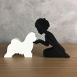 WhatsApp-Image-2023-01-06-at-19.47.13.jpeg Girl and her Shih tzu (afro hair) for 3D printer or laser cut