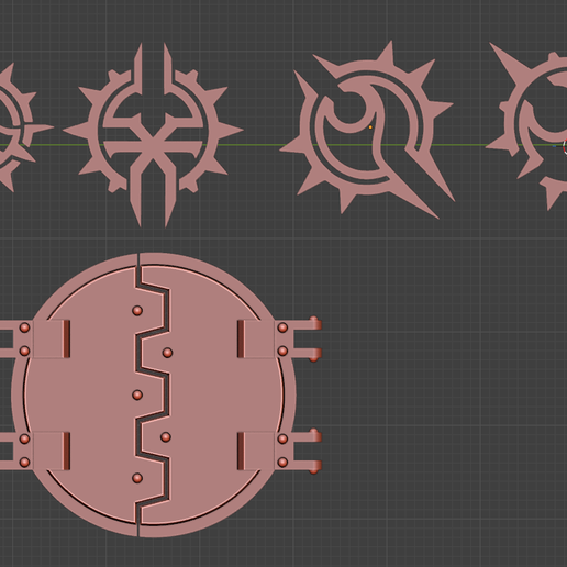 Dark Mechanics Evil God Iconography for Civil War vehicles