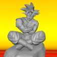 gg0049.png Goku - Dragonballz Bust - 3d Printable
