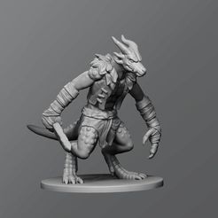 ec519673b9396e260f8954fbeb35b638_display_large.jpg Free STL file Kobold ver.1・3D printer model to download