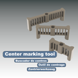 buscacentros-3d.png Инструмент для разметки центров - Инструмент для разметки центров для плотников