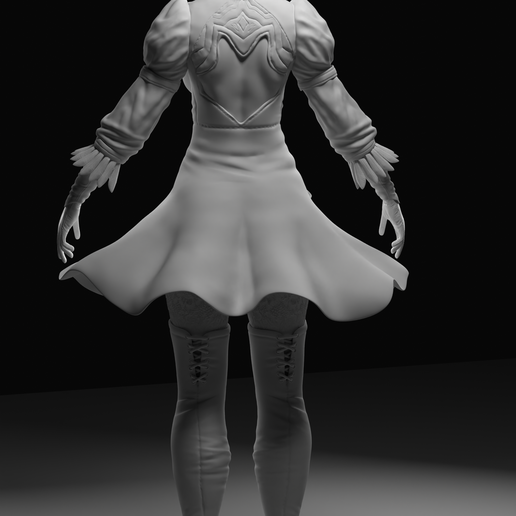 🎨 Nier Automata 2b.・ STL File for ・Cults