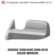 dodge3500hd.png DODGE RAM 3500HD 2019 DOOR MIRROR
