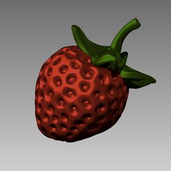 strawberry3.jpg Archivo STL Fresa・Diseño imprimible en 3D para descargar