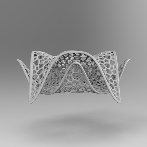 Download Stl File Voronoi Inverter Lamp Voronoi Lamp • 3d Printable