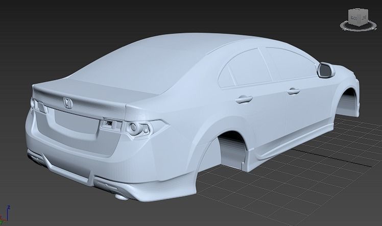 STL file Acura TSX 2012 STL・3D printer model to download・Cults