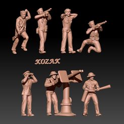 US NAVY Flight Deck Crew [Blue] - 3D Model by sanchiesp