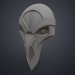 Sith_Mask.jpg 3D-Datei Sith-Inquisitor-Maske - Tales of the Jedi・Design zum Herunterladen und 3D-Drucken
