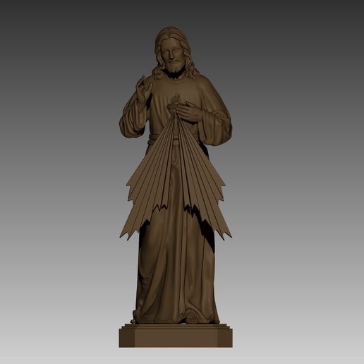 Jesus Christ Devine Mercy 3D model