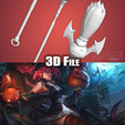 JannaWitch05.png Bewitching Janna League of Legends Fichiers STL