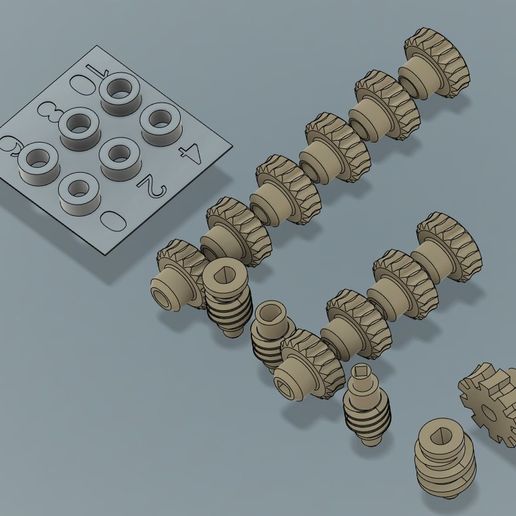 Free STL file Worm Gear for WEMC・3D print object to download・Cults