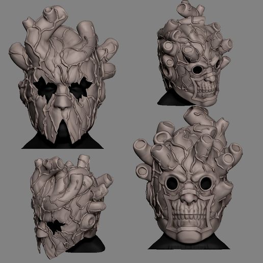 3.2.jpg Dorohedoro Shin Mask - Anime Cosplay Helmet