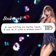 IWasHittingMyMarks-bookmark.png Taylor Swift TTPD "I was hitting my marks" Bookmark