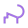 two_hole-left.stl Pegboard Hook