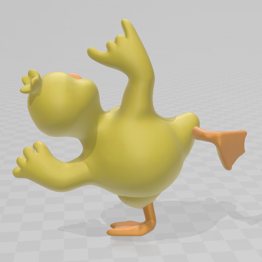 Rubber duck dancing 3D model