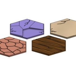 9157d8ca072ced0b7d954f7dd868a50e_display_large.jpg Free STL file Terrain Overlay Tiles For Gloomhaven・3D printable design to download