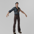Renders0004.png Ash Williams Evil Dead Lowpoly RIgged