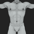 10.png Male Muscular Body Base | T-Pose