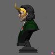 03.jpg Loki Bust - TV series 2021 - Marvel Comics 3D print model