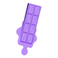 MELTING CHOCOLATE V1.stl Melting Chocolate Doorstop