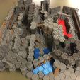 IMG_0191.jpg MINE-SHAFT/DUNGEON SET - "HEX" TILES FOR A HIGHLY DETAILED 3D GAME BOARD.