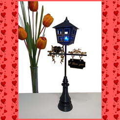 Farol-I-Love-You-Azul.png Archivo STL gratis VELADOR - FAROL VINTAGE - ROMÁNTICO・Diseño de impresora 3D para descargar