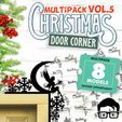 COP.jpg 🎅 Christmas door corners vol. 5 💸 Multipack of 8 models 💸 (santa, decoration, decorative, home, wall decoration, winter) - by AM-MEDIA