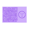 Thingiverse_Karte.jpgW85H55T1V4B0A0C0PS.stl Визитная карточка с QR-кодом