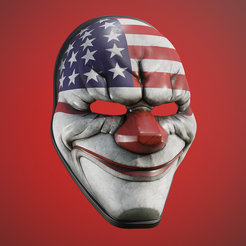 1-копия-2.png Fichier STL Dallas Mask de Payday2・Modèle à télécharger et à imprimer en 3D