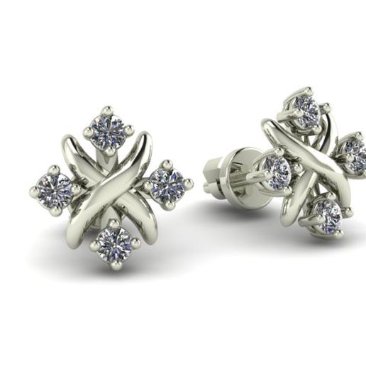 Earrings Tiffany 3D model