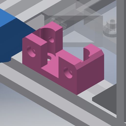 Compact USB Jack Bracket for 2020 Extrusion 3D model