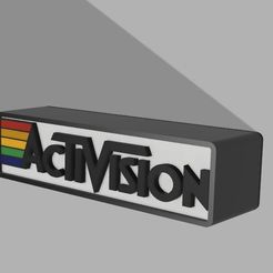 Activicion.jpg STL file Activision led lamp.・3D printable model to download, flavia_fnc2