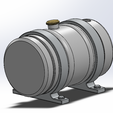 3.png Beer Keg Hot Rod Fuel Tank for Scale Auto Models and Dioramas