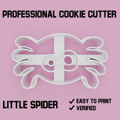 Little-spider.jpg Archivo STL Cortapastas de araña・Plan de impresión en 3D para descargar