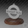 Knight-Bus-Sign_01.png Knight Bus Sign Charm with Hoop for Hanging
