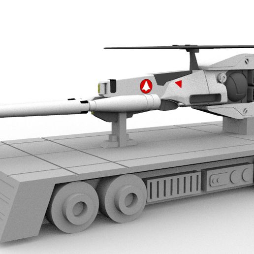 SF-3A Lancer II Space Fighter 1/72 Scale 3D model