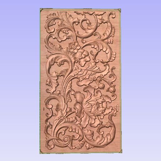 Leafy Swirl - 3D model önizlemesi