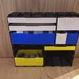 Fast-print modular storage drawer system