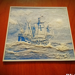 Capture d’écran 2017-07-18 à 14.57.08.png Fichier STL gratuit DESSIN 3D Carabela Santa Cruz・Plan à télécharger et à imprimer en 3D