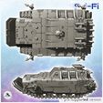 5.jpg Imperial tank with armoured windows and internal access hatch (8) - Future Sci-Fi SF Post apocalyptic Tabletop Scifi Wargaming Planetary exploration RPG Terrain