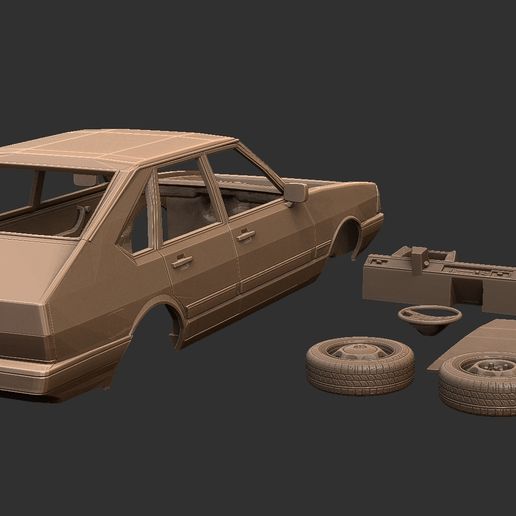 Volkswagen-Passat-B2-Hatchback-1980s-3D-print-model11.jpg Volkswagen Passat B2 Hatchback 1980s 3D print model