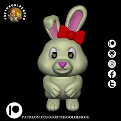 rabbit.jpg Archivo STL gratis Conejo (escala 32 mm)・Plan de impresión en 3D para descargar