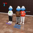 Ghetto-Smurfs.jpg GHETTO SMURFS Urban Vibes Oldschool Style - Gangsta Smurfs - FLEXI LAB